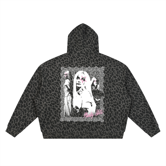 Science Fiction Leopard Print Hoodie