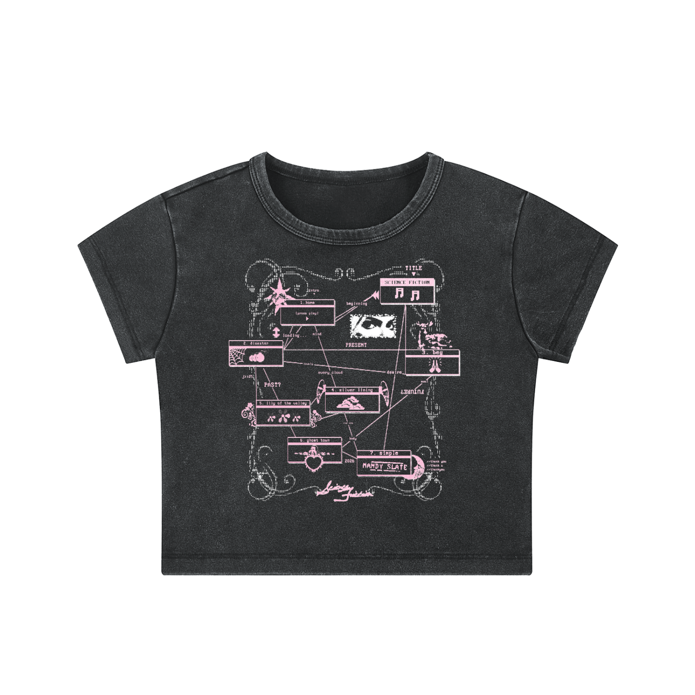 Science Fiction Crop Top