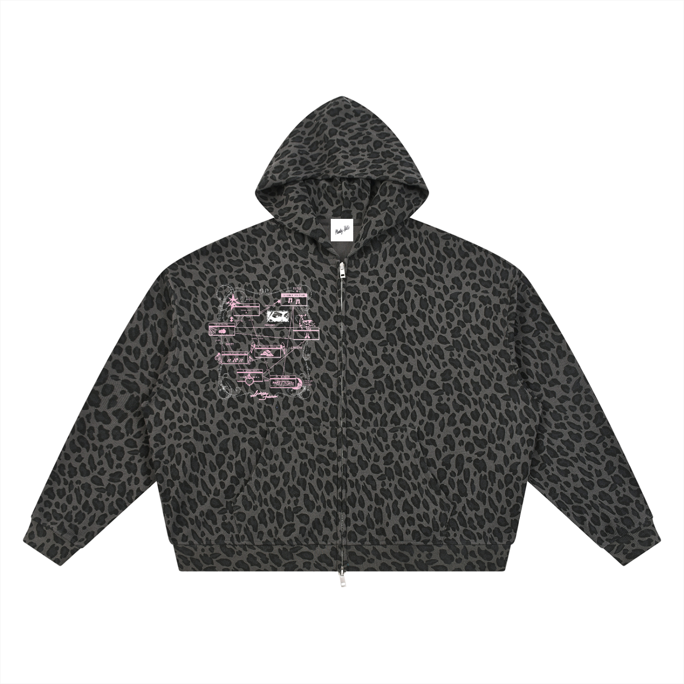 Science Fiction Leopard Print Hoodie